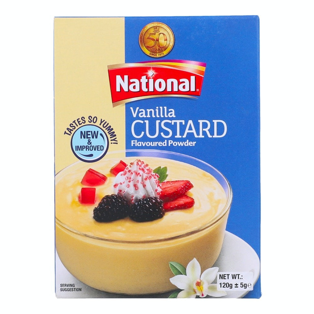 NATIONAL VANILLA CUSTERD POWDER 120GM