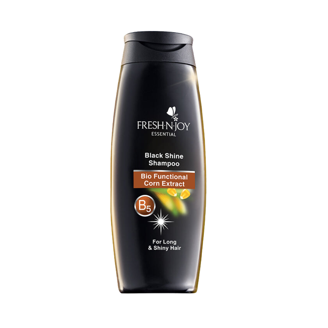 FRESH N JOY BLACK SHINE SHAMPOO 187ML