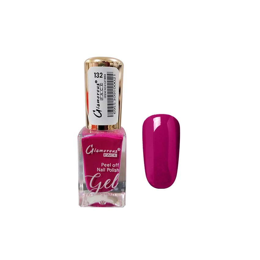 GLAMOROUS FACE PEEL OFF NAIL POLISH GEL 132