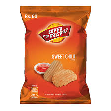 SUPER CRISP CHIPS SWEET CHILLI FLAVOUR 43GM