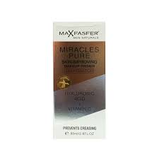 MAX FASFER SKIN NATURALS MIRACLES PURE SKIN-IMPROVING MAKEUP PRIMER 80ML