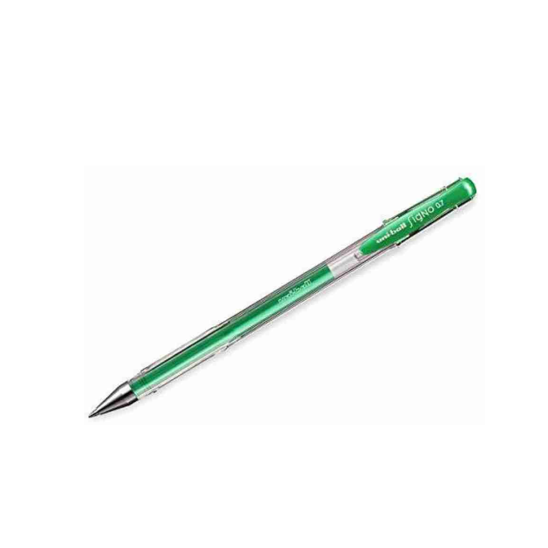 UNI-BALL SIGNO GREEN GEL INK ROLLER WATERPROOF BALL PEN 0.7MM