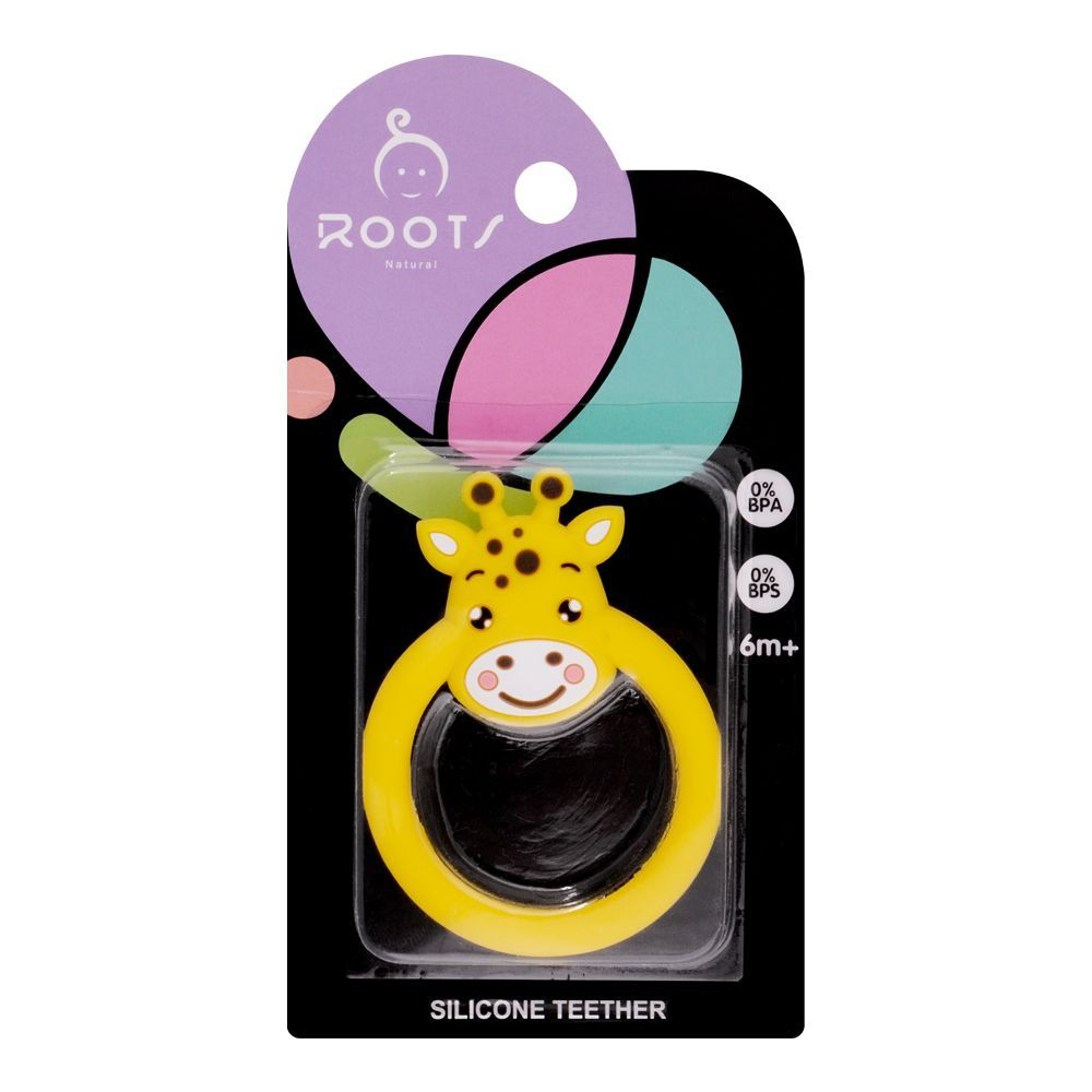 ROOTS NATURAL BABY SILICONE TEETHER 6M+