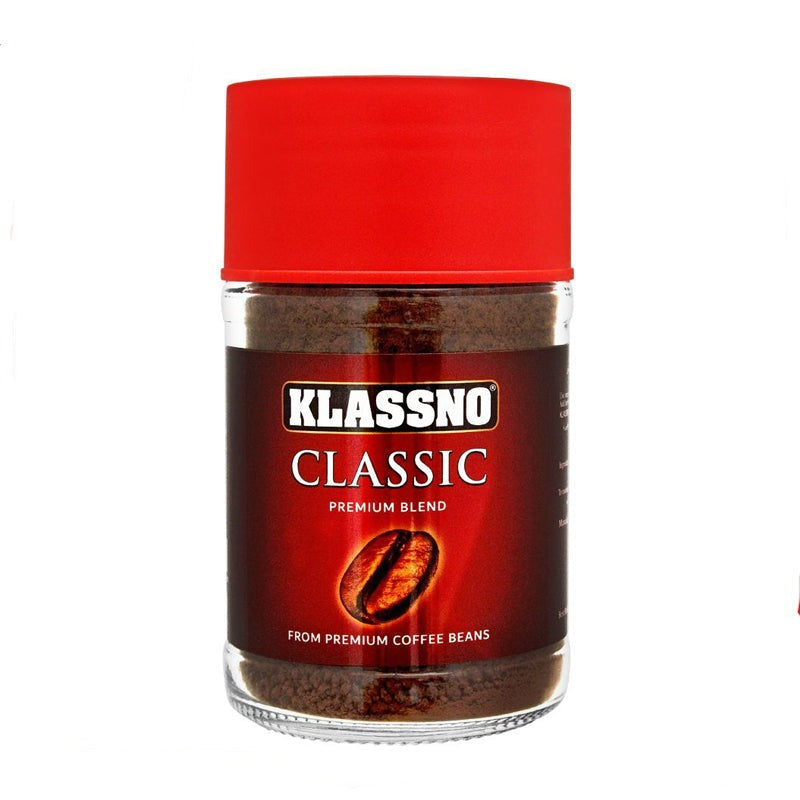 KLASSNO COFFEE CLASSIC PREMIUM BLEND 50GM GLASS JAR