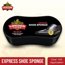 LONDON SHINE EXPRESS SHOE SPONGE BLACK