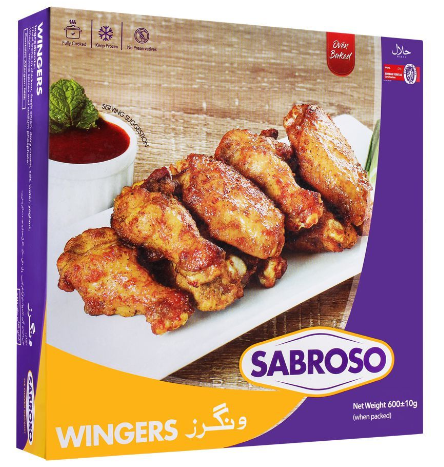 SABROSO WINGERS NET WEIGHT 600G