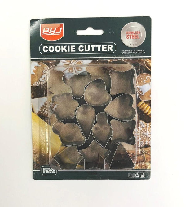 STAINLESS STEEL COOKIE CUTTER SET