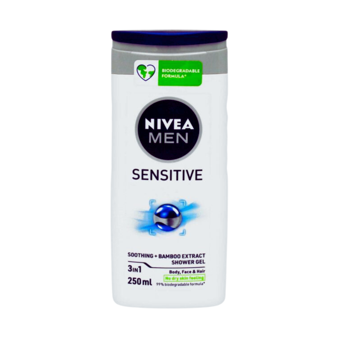 NIVEA MEN SENSITIVE 3IN1 SHOWER GEL 250ML