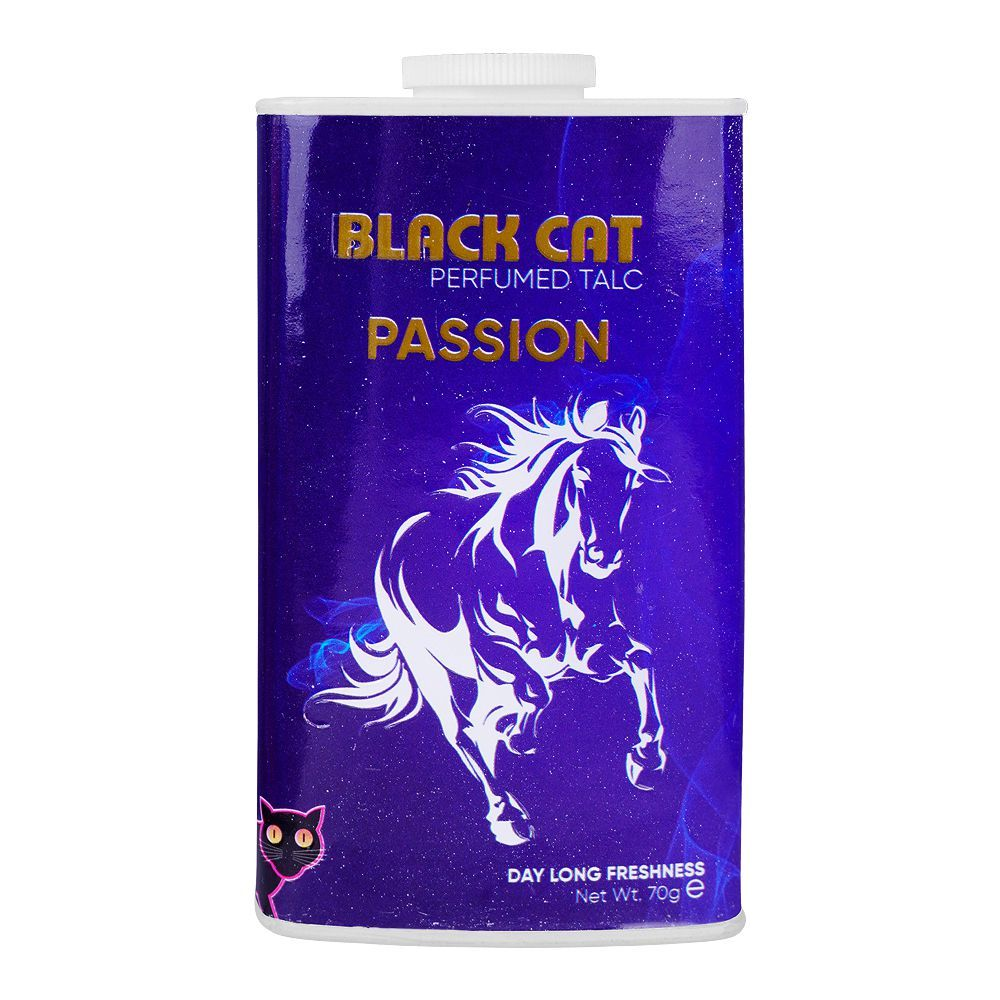 BLACK CAT PERFUMED TALC PASSION 70GM