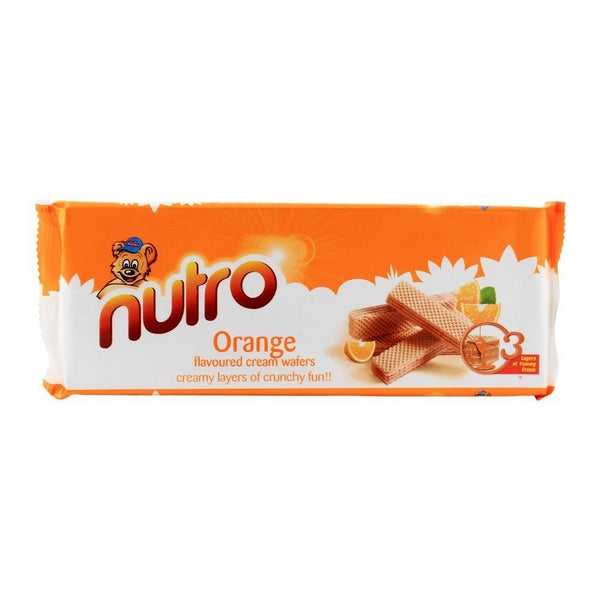 NUTRO KREME WAFERS ORANGE FLAVOURED 75GM