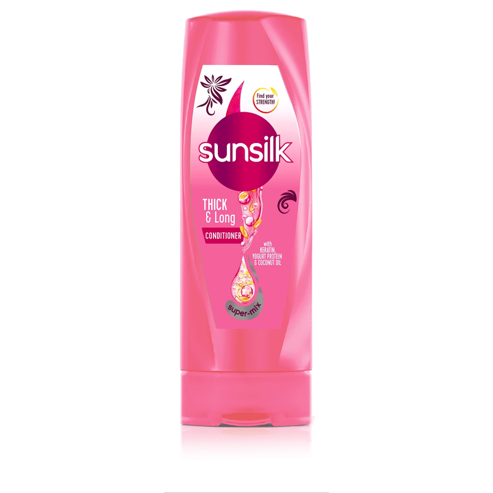 SUNSILK CONDITIONER THICK & LONG 180ML