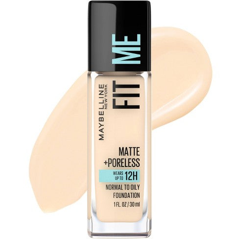 FIT ME MATTE + PORELESS LIQUID FOUNDATION-110 PORCELAIN 30ML