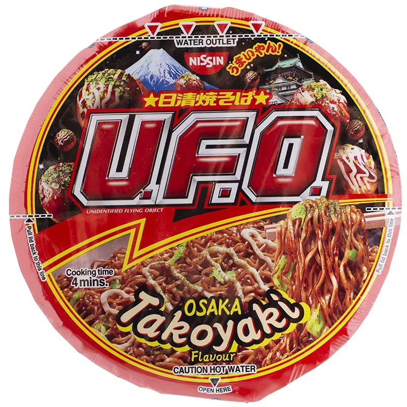 NISSIN U.F.O INSTANT NOODLES OSAKA TAKOYAKI FLAVOUR 97GM