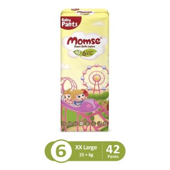 MOMSE BABY PANTS JUMBO PACK SIZE 6 XXLARGE 42PCS