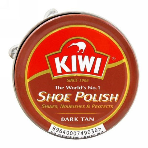 KIWI SHOE POLISH DARK TAN TIN 20ML