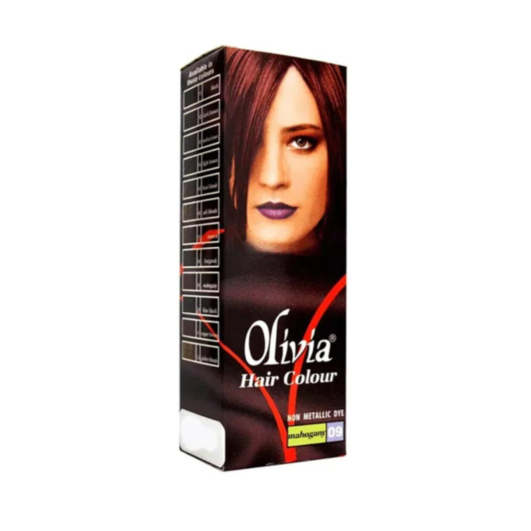 OLIVIA HAIR COLOUR NON METALLIC DYE,MAHOGANY 09