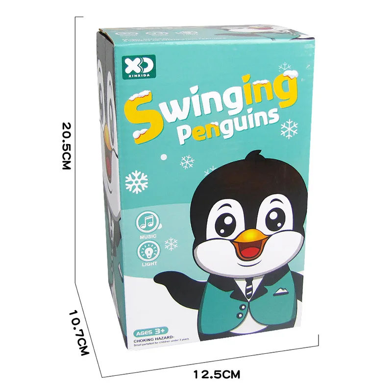 SWINGING PENGUIN MUSICAL TOY 17178