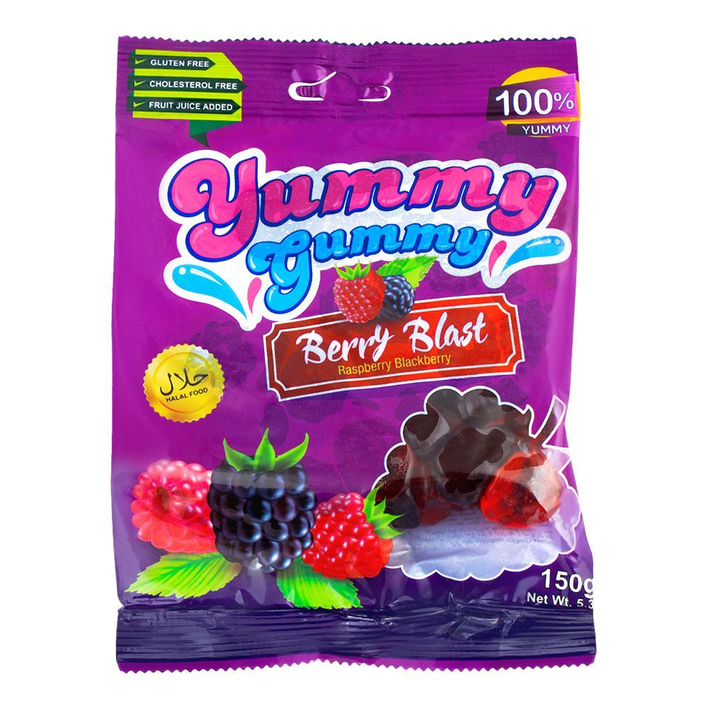 YUMMY GUMMY BERRY BLAST JELLY 150GM