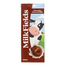 MILKFIELDS CHOCOLATE FLAVOURED MILK 180ML