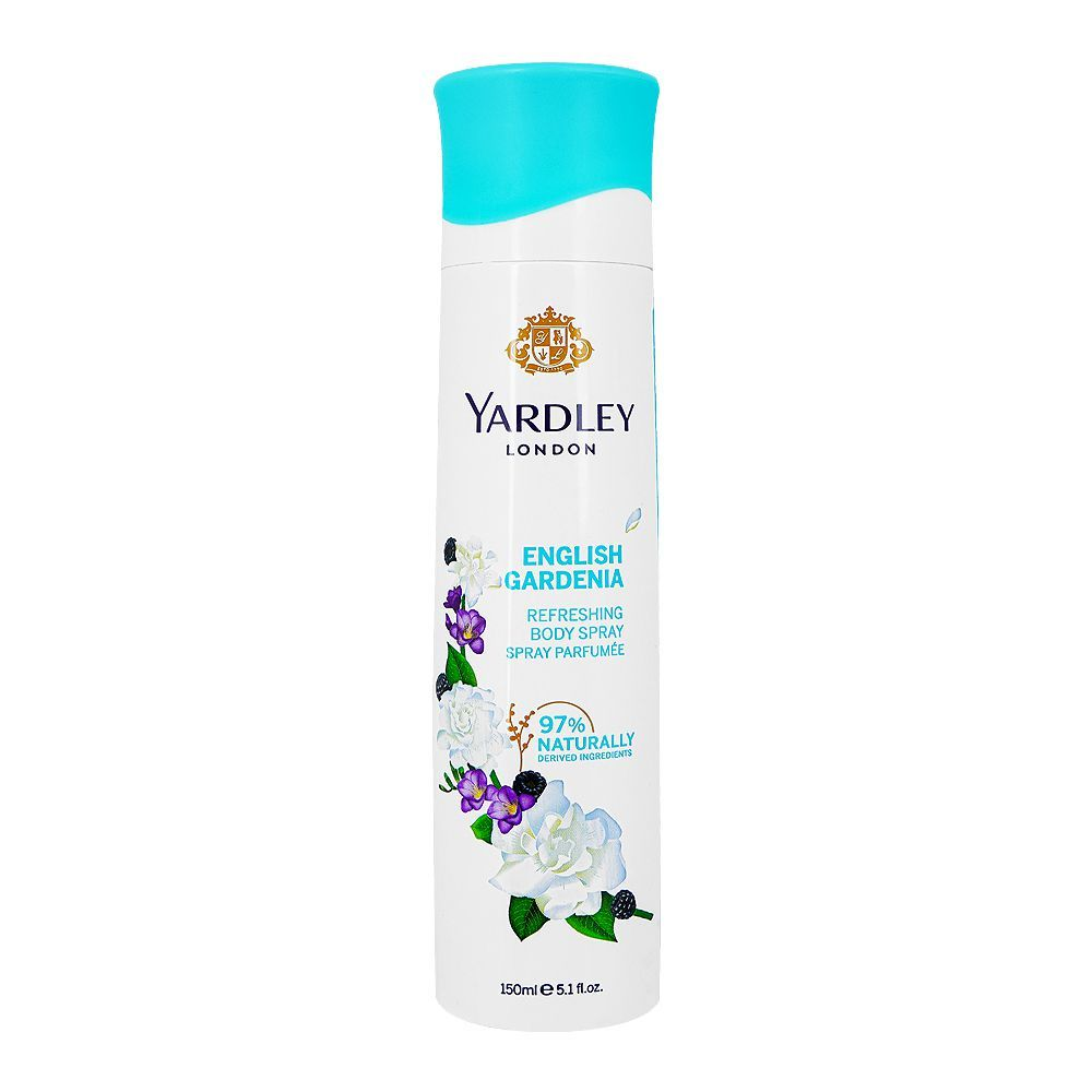 YARDLEY LONDON BODYSPRAY ENGLISH GARDENIA 150ML