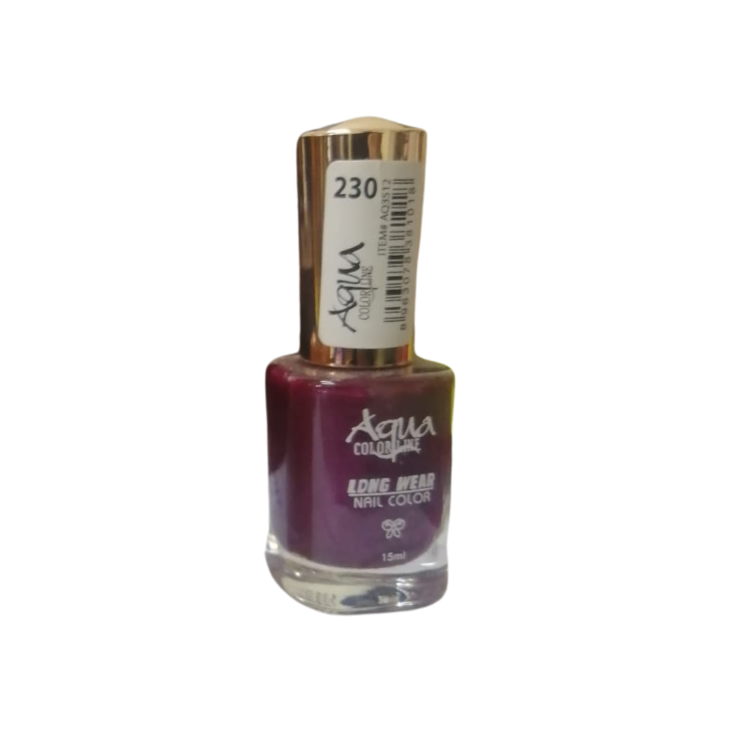 AQUA COLORLINE LONG WEAR NAIL POLLISH 15ML NO. 230