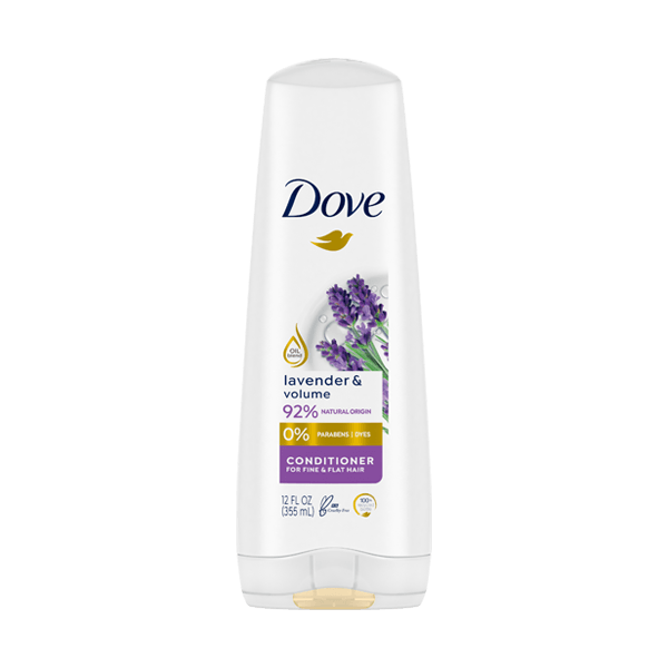 DOVE LAVENDER&VOLUME CONDITIONER FOR FINE&FLAT HAIR 355ML