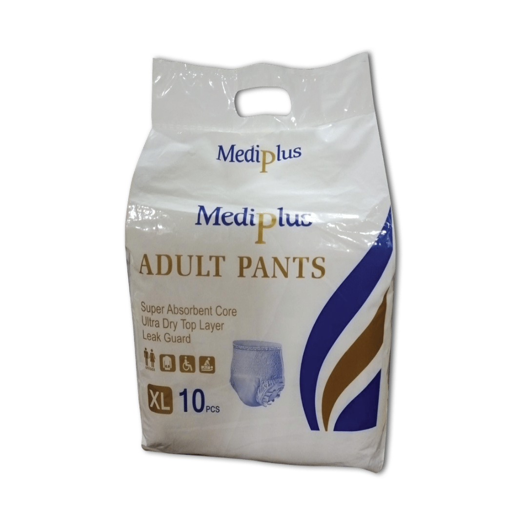 MEDIPLUS ADULT PANTS XL 10-PCS