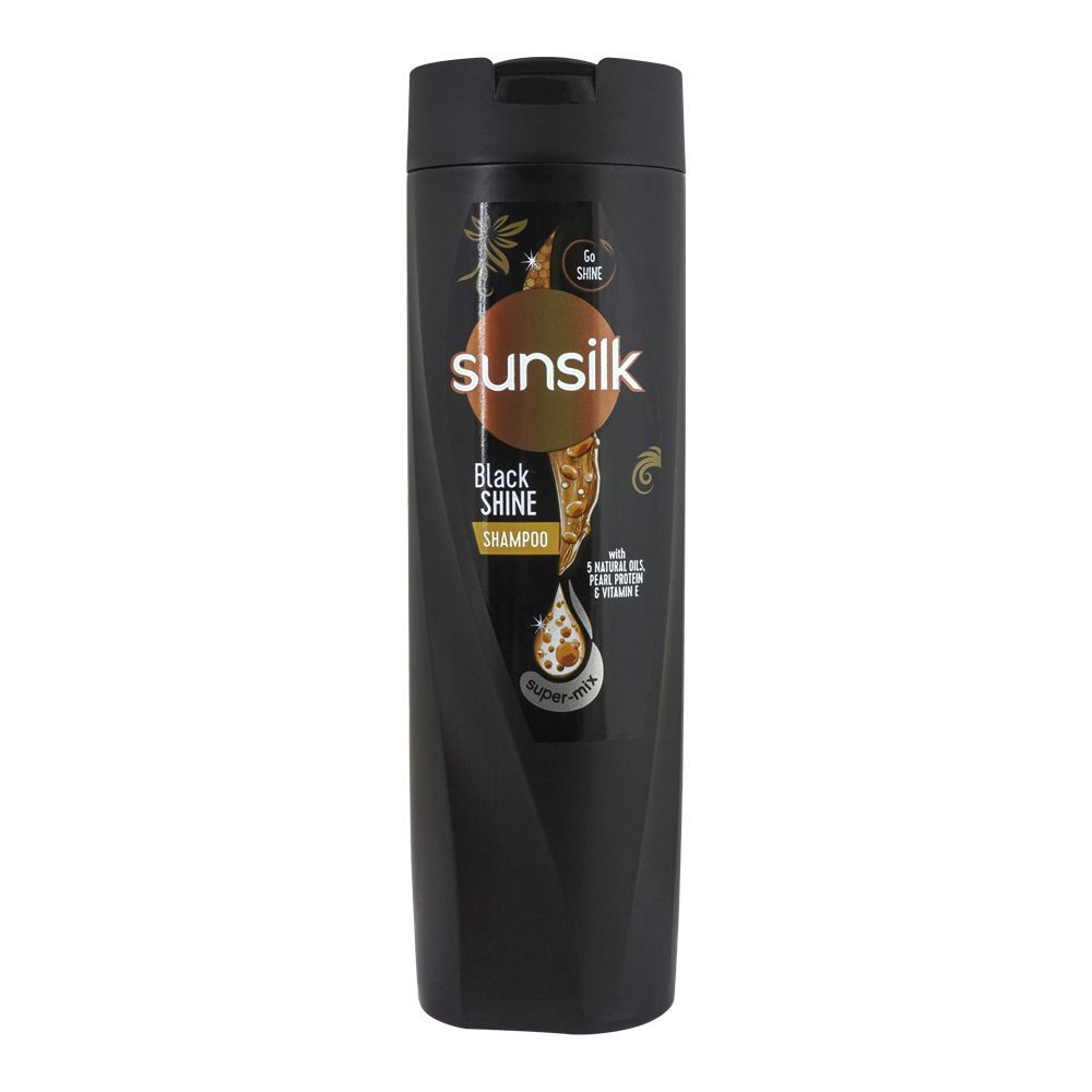 SUNSILK SHAMPOO BLACKSHINE WITH 5NATURAL OIL 360ML