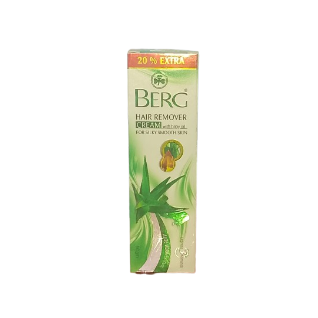 BERG ALOE VERA HAIR REMOVER CREAM 60GM