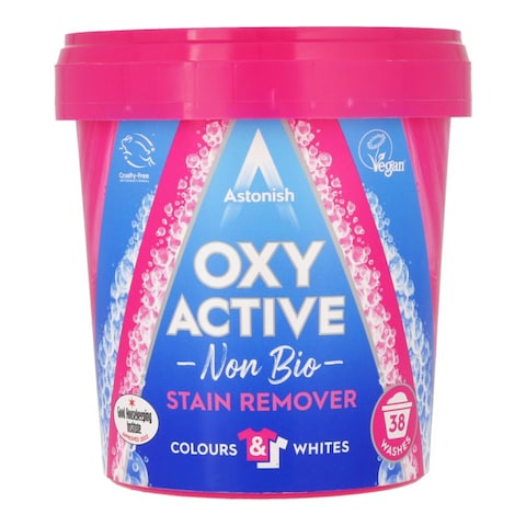 ASTONISH OXY ACTIVE NON BIO STAIN REMOVER 825GM