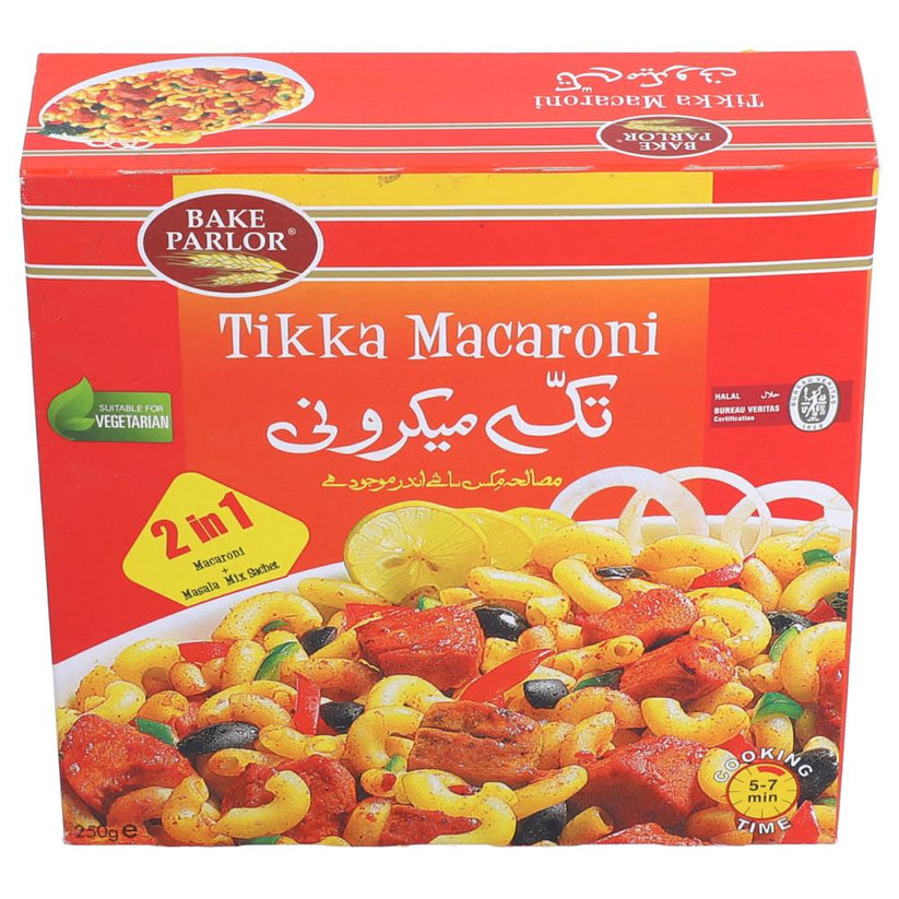 BAKE PARLOR TIKKA MACARONI 250GM