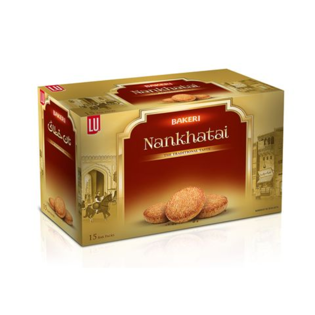 LU BAKERI NANKHATAI BISCUIT 25GM 15PCS BOX