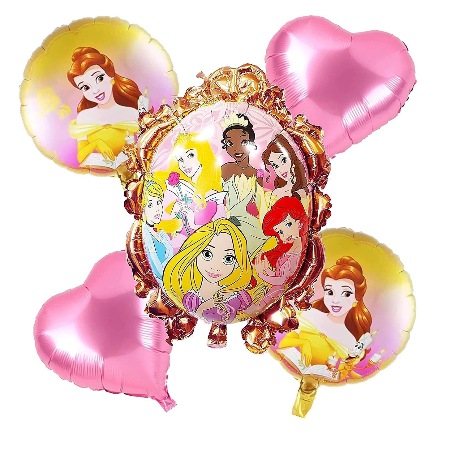 DISNEY PRINCESS FOIL BALLOON SET 5-PCS