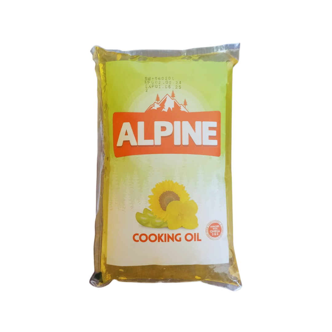 ALPINE COOKING OIL 1LTR POUCH