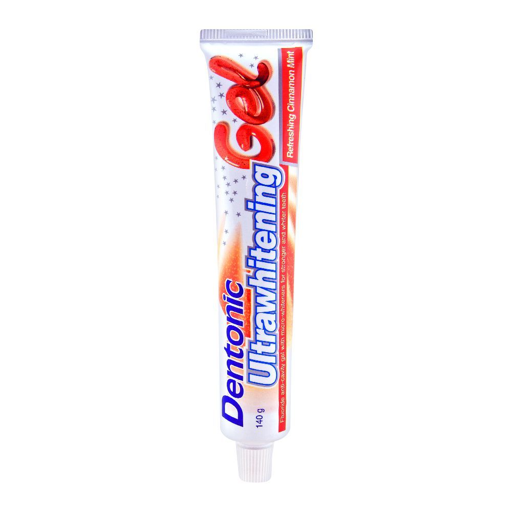 DENTONIC ULTRAWHITENING GEL REFRESHING CINNAMON GEL 140GM.