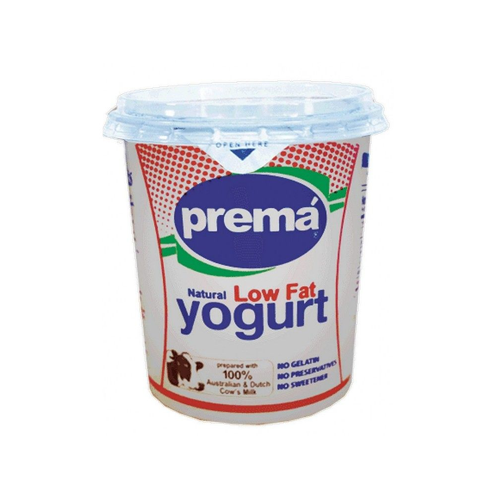 PREMA YOGURT NATURAL LOW FAT 375GM