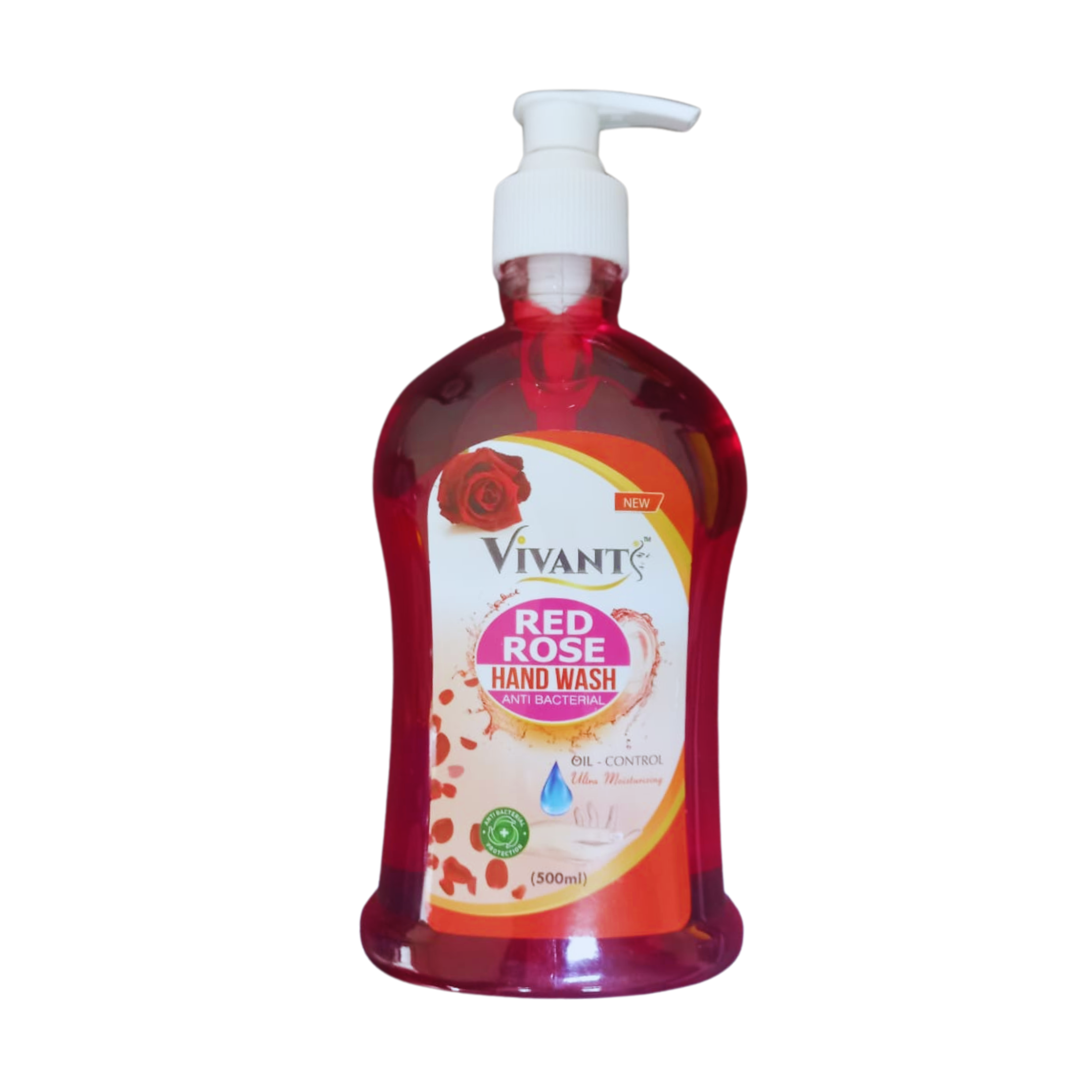 VIVANT RED ROSE HAND WASH ANTI BACTERIAL 500ML