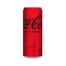 COCACOLA COKE ZERO CAN SLIM 250ML