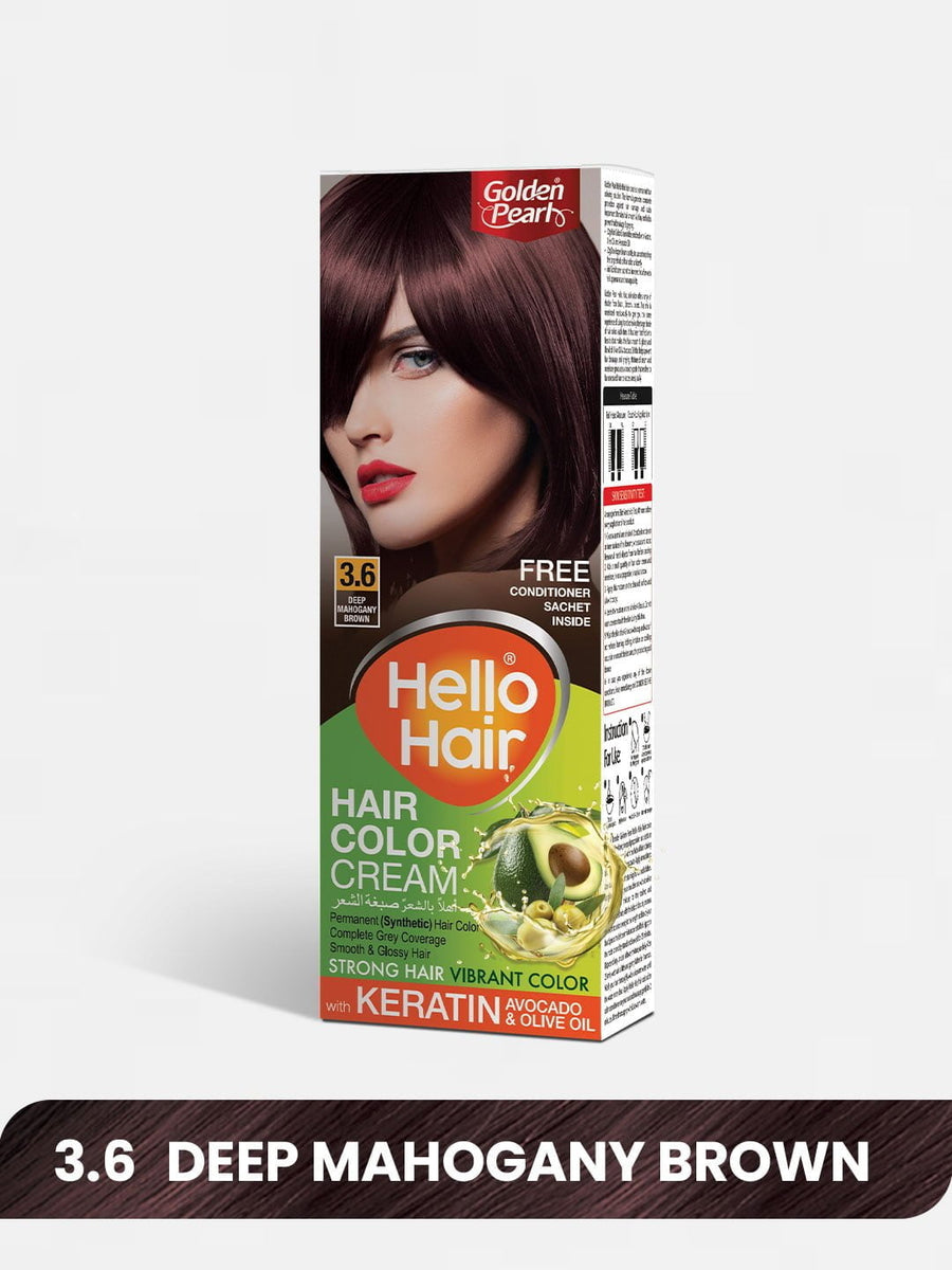 HELLO HAIR COLOR CREAM DEEP MAHOGANY 3.6