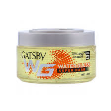 GATSBY HAIR GEL WATER GLOSS SUPER HARD 75GM