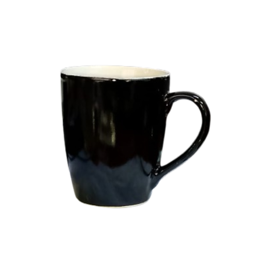 BLACK CERAMIC MUG J3