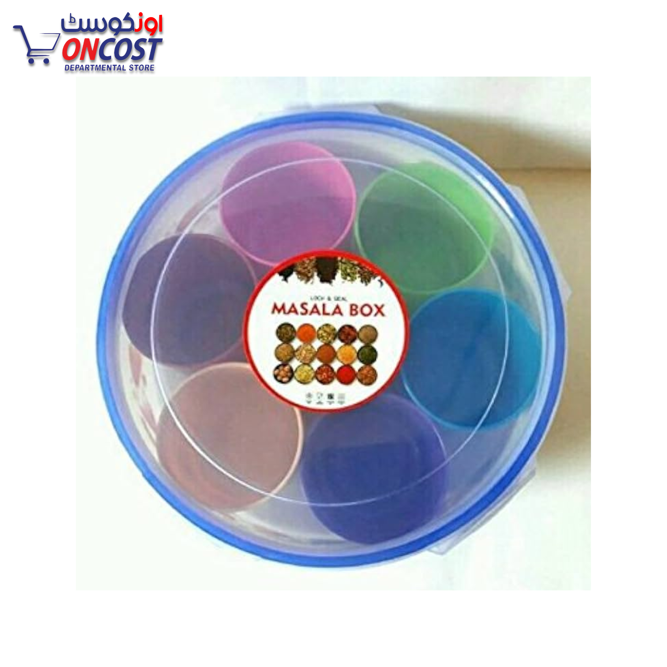 SPICES BOX ROUND PLASTIC