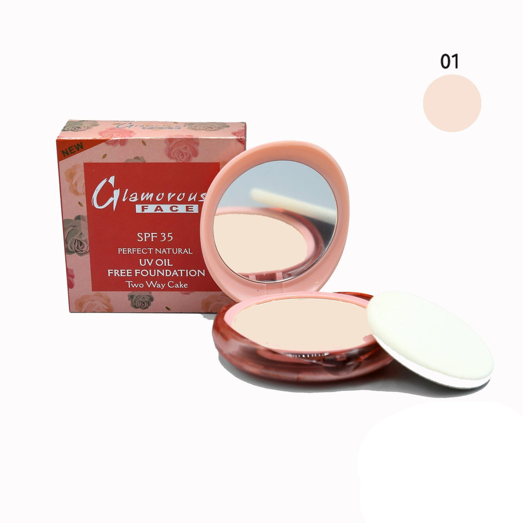 GLAMORUS FACE TWO WAY CAKE FOUNDATION 01