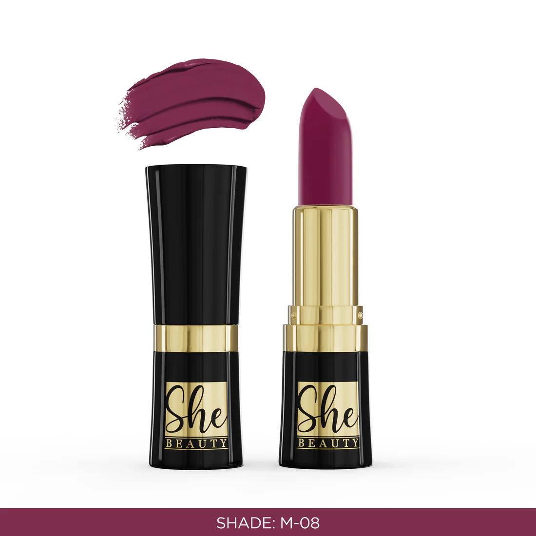 SHE BEAUTY MATTE LIPSTICK M-08