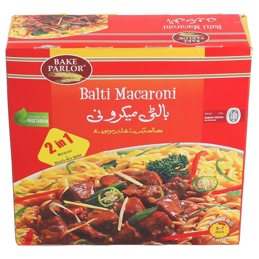 BAKE PARLOR BALTI MACARONI 250GM