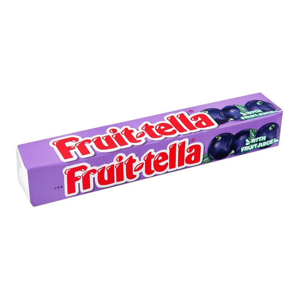 FRUIT-TELLA BLACK CURRANT CHEWY CANDY 32GM