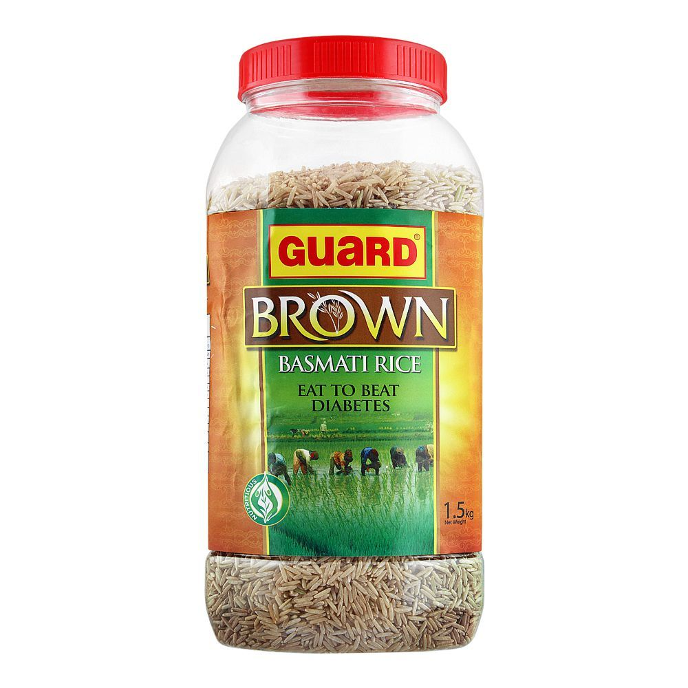 GUARD BROWN BASMATI RICE JAR 1.5KG