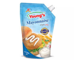 YOUNGS MAYONNAISE POUCH 1LTR