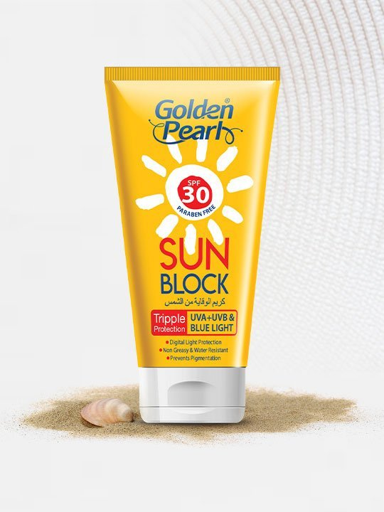 GOLDEN PEARL SUN BLOCK SPF-30 60ML