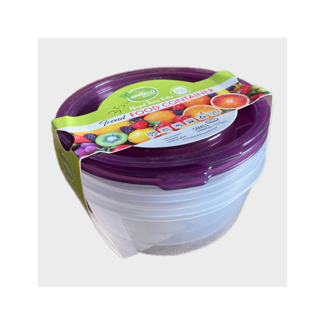 APPOLLO TREND FOOD CONTAINER MEDIUM SET OF 3